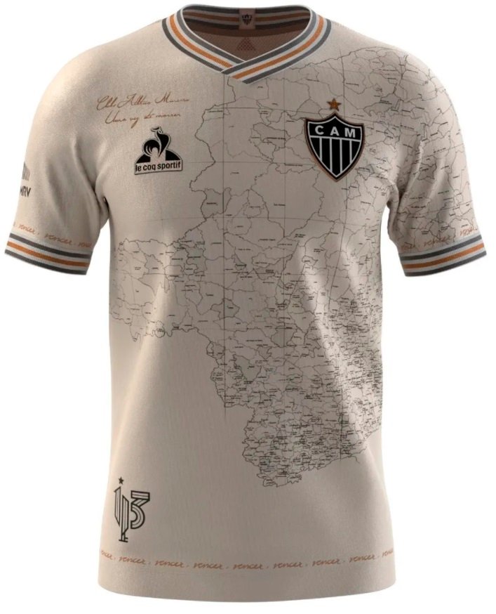 Camisa Atlético Mineiro 2021 2022 Le Coq Sportif oficial manto da massa 113 anos